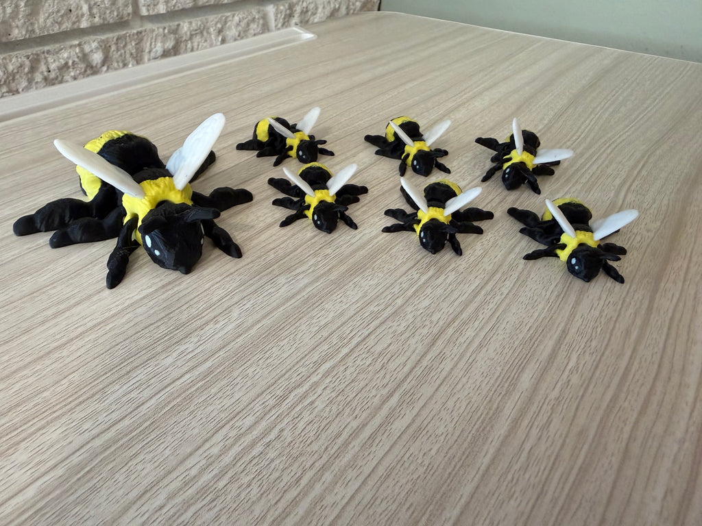 3-D Printed Large Bees