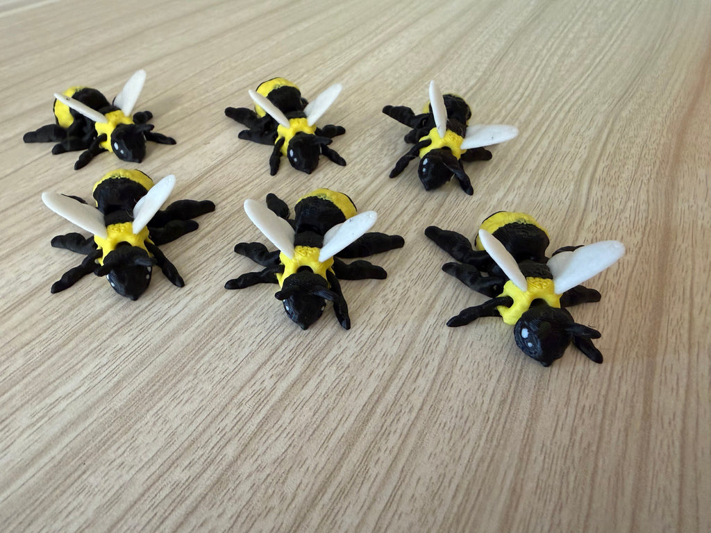 3-D Printed Small Bees