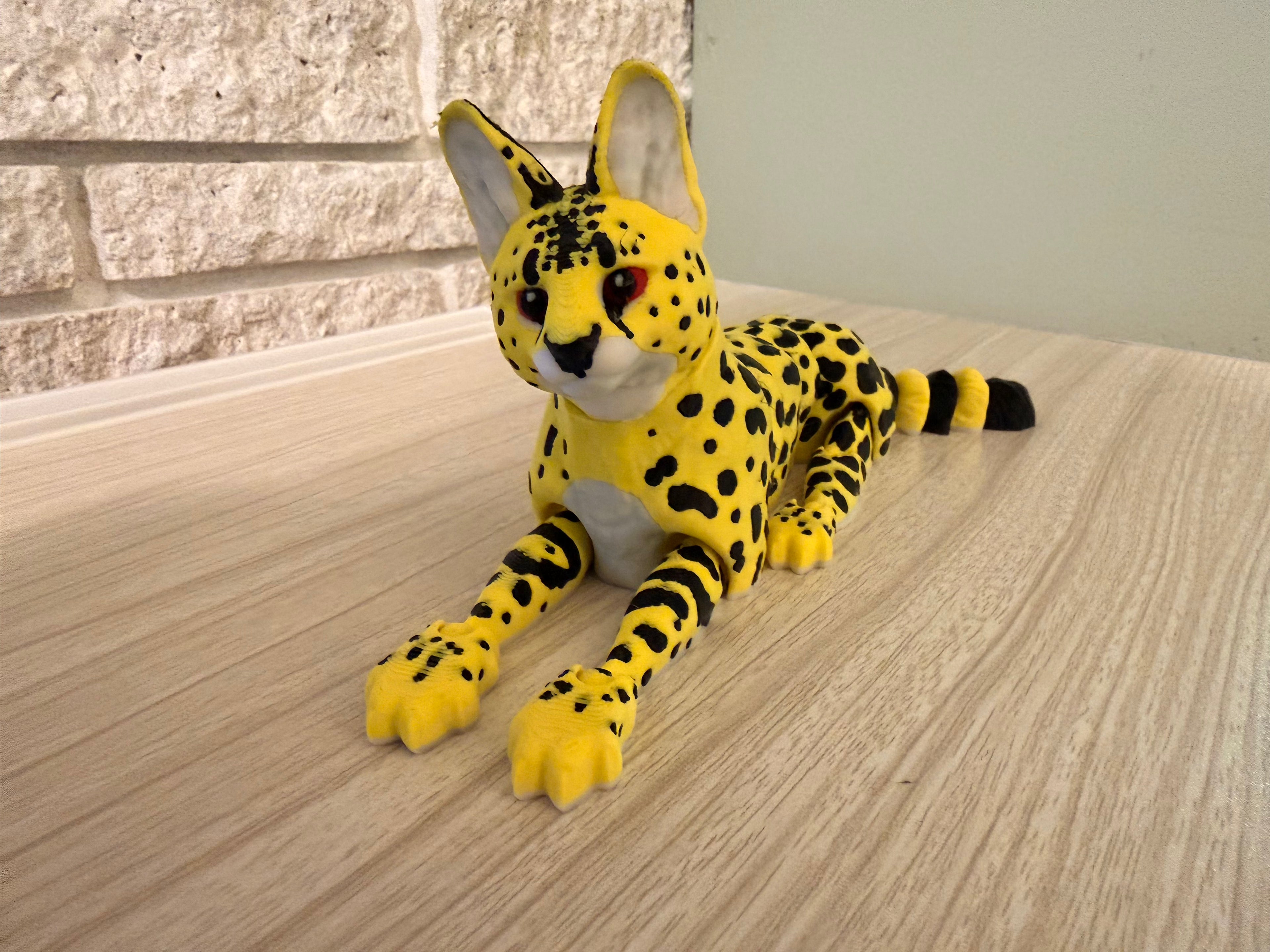 3-D Printed Serval Cat