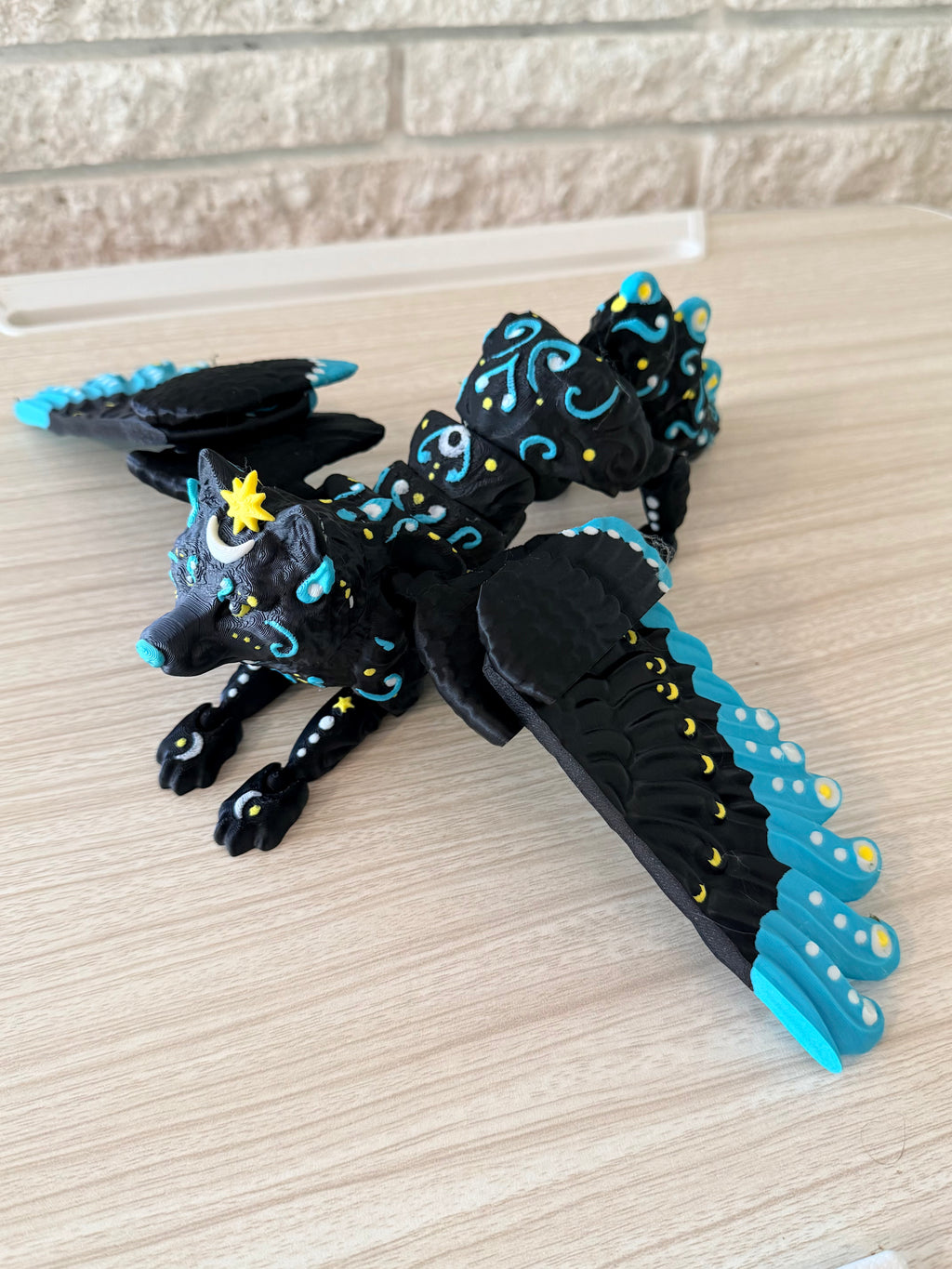 3-D Printed Celestial Wolf