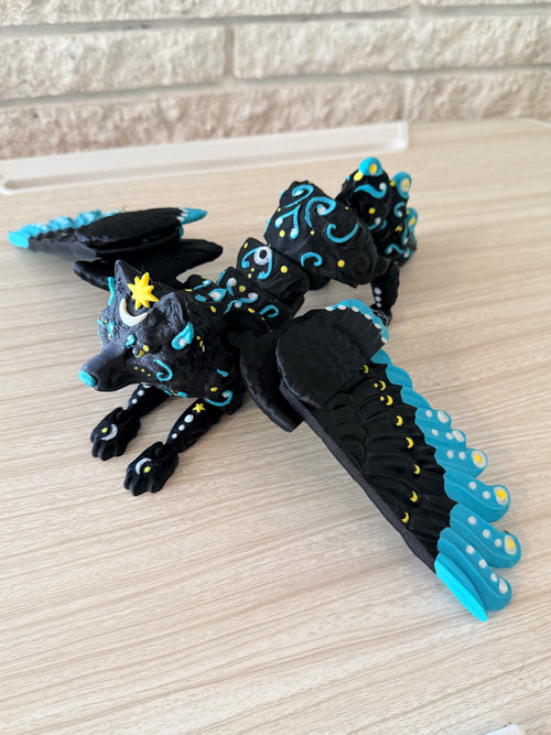 3-D Printed Celestial Wolf