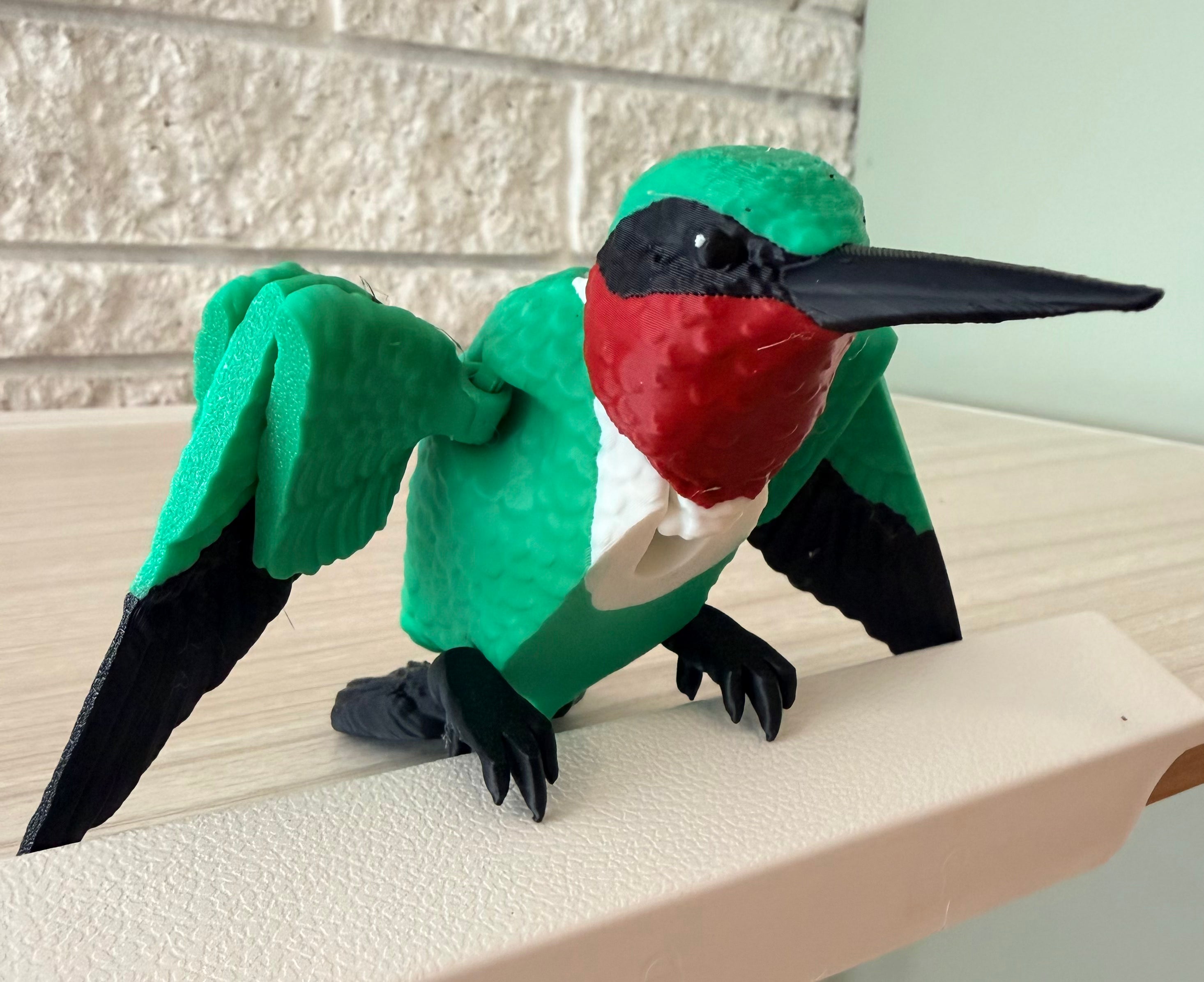3-D Printed Hummingbird